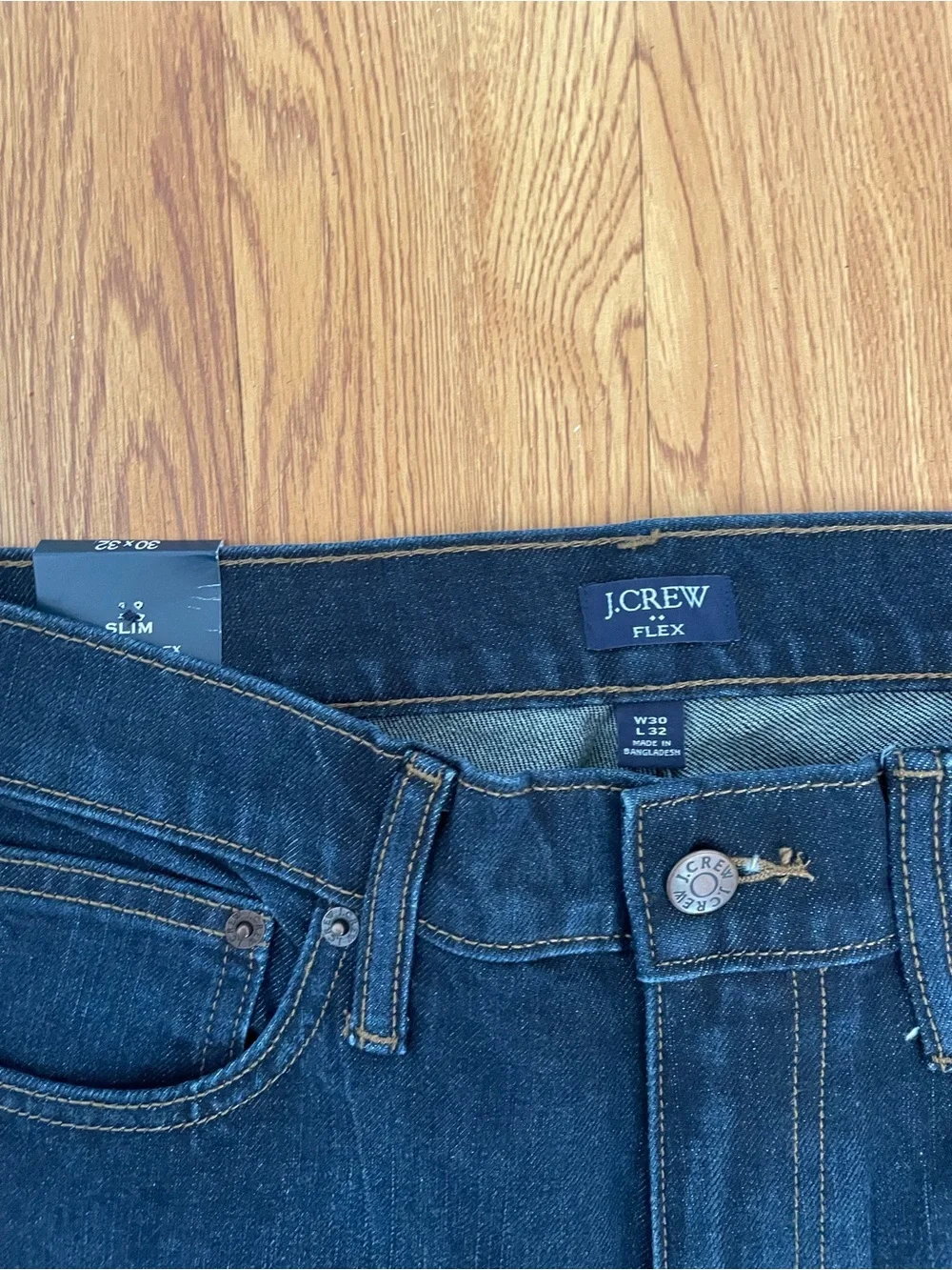 J.Crew Slim-fit Jeans in Vintage Flex fabric.